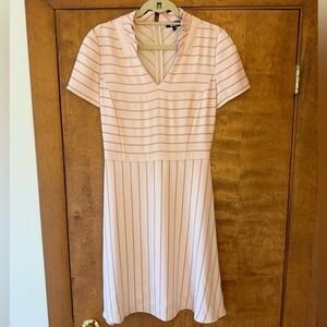 Emporio Armani Pink Striped Dress Sz 42 / 6